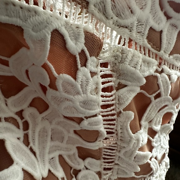 Self-Portrait style Beautiful White Lace Dress - Picture 4 of 6